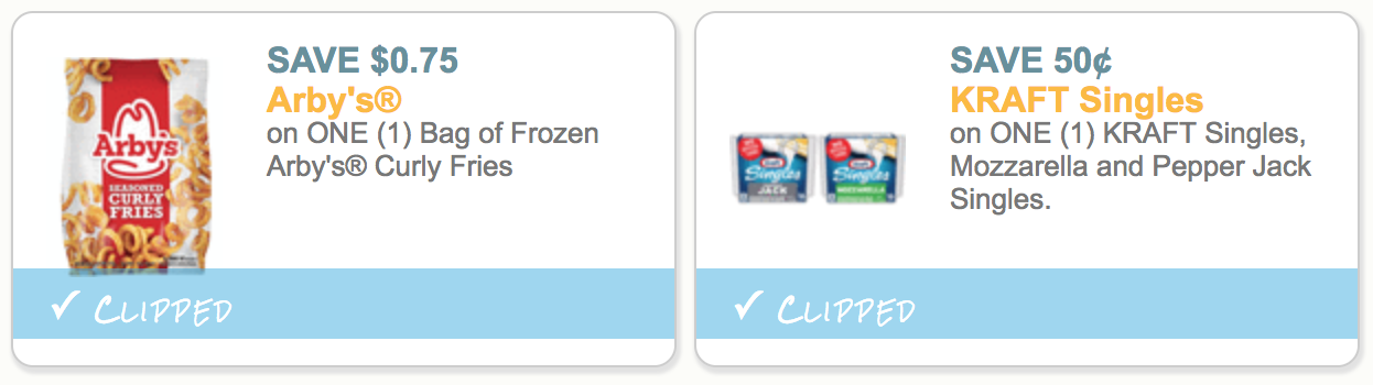 NEW Kraft Singles and Arby's Curly Fry Coupons To Print! - The Harris ...