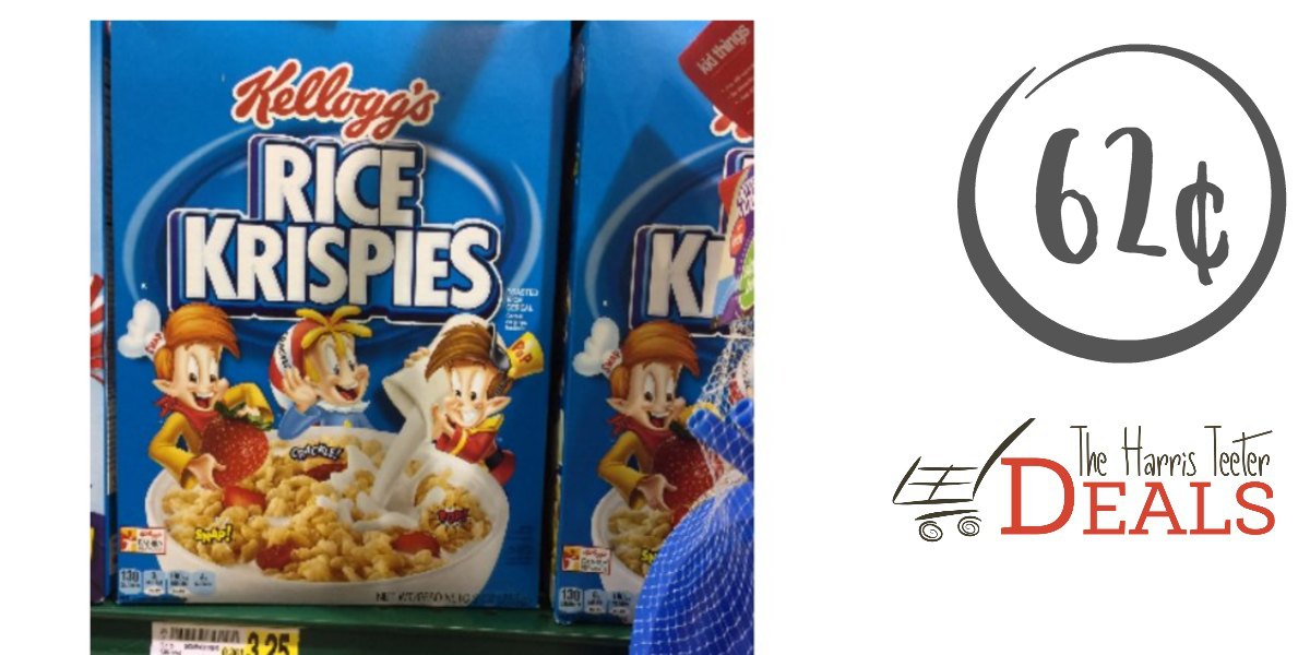 NEW Rice Krispies Coupon! 62¢ at Harris Teeter! - The Harris Teeter Deals