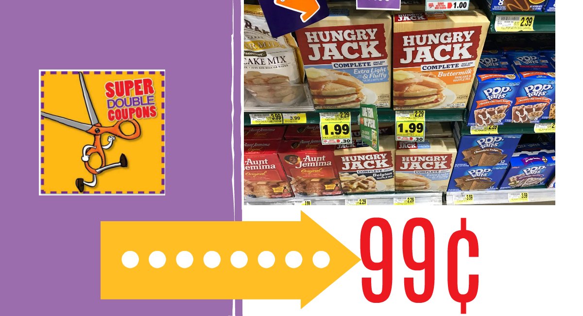 NEW Hungry Jack Coupon Pancake Mix 99 Syrup 1 99 The Harris 