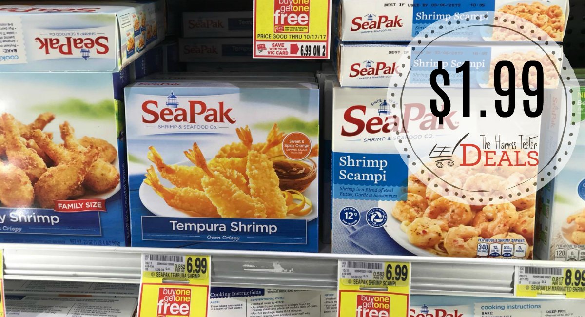 Sea Pak Shrimp Entrees buy one get one FREE + Coupon! - The Harris ...