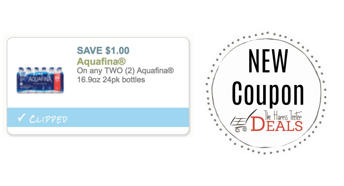 NEW Aquafina Coupon to Print! - The Harris Teeter Deals
