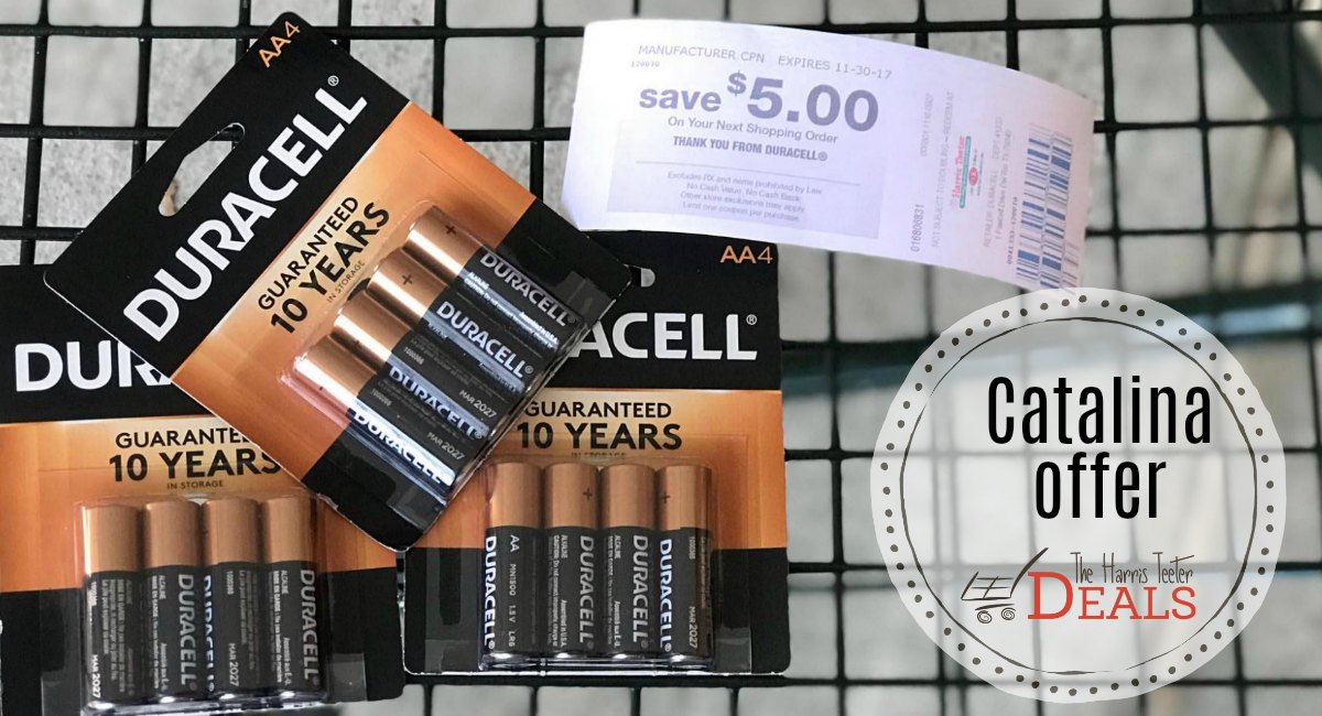 Duracell Battery Catalina at Harris Teeter + Coupons and Rebates! The