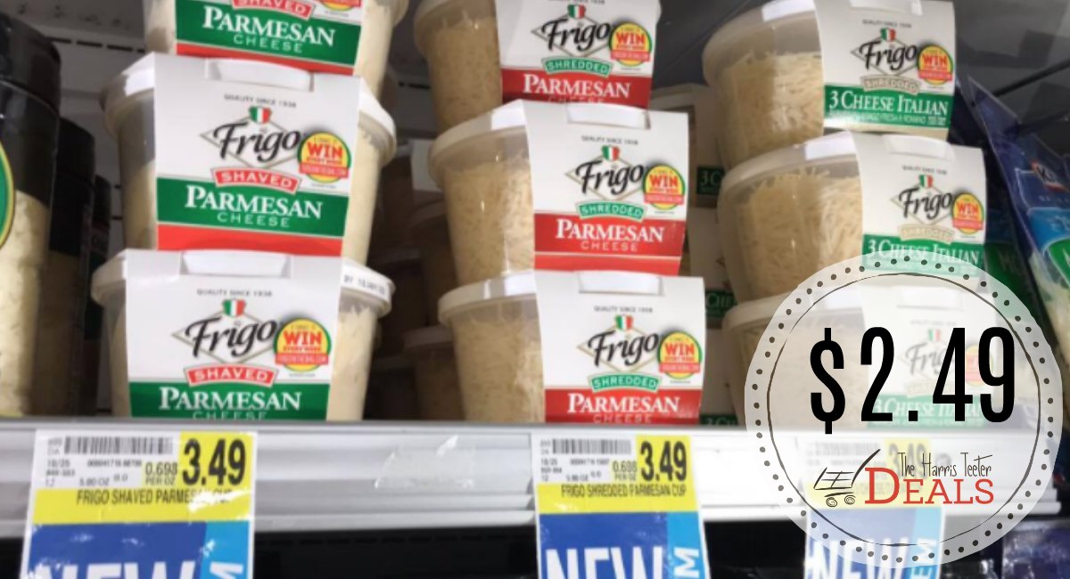 Frigo Parmesan Cheese 2.49 at Harris Teeter! {new coupon} The Harris