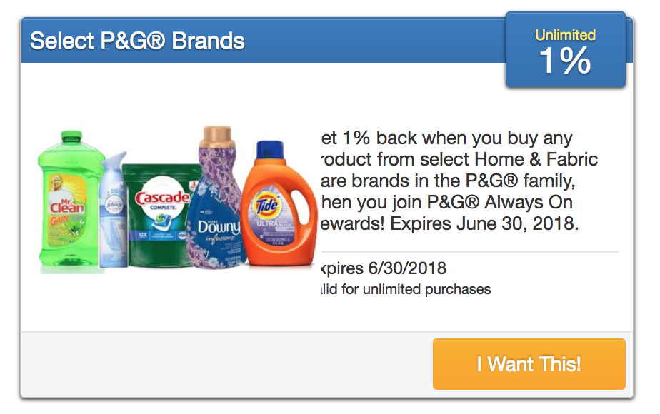 Get 1% Back on all P&G Product Purchases! - The Harris Teeter Deals