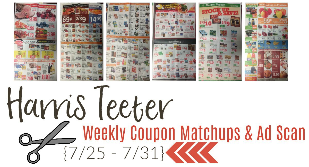 Harris Teeter Deals Weekly Matchups Ad Scan 7 25 31