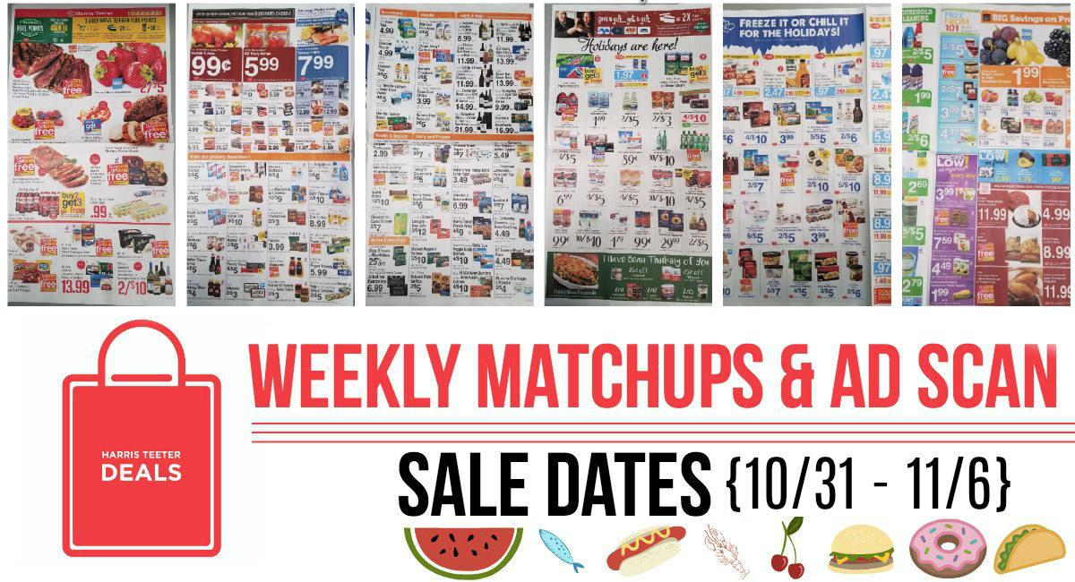 Harris Teeter Deals Weekly Matchups Ad Scan 10 31 11 6