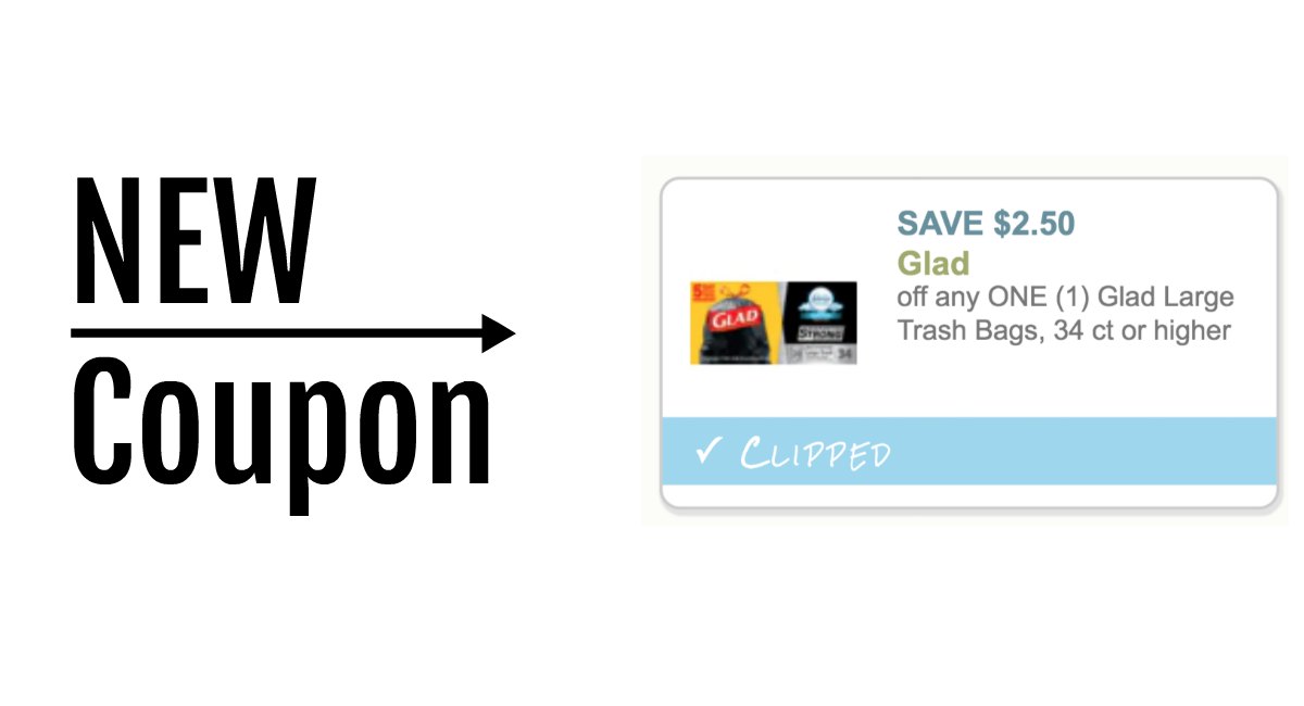 NEW Glade Trash Bag Coupon + Harris Teeter Deal! - The Harris Teeter Deals