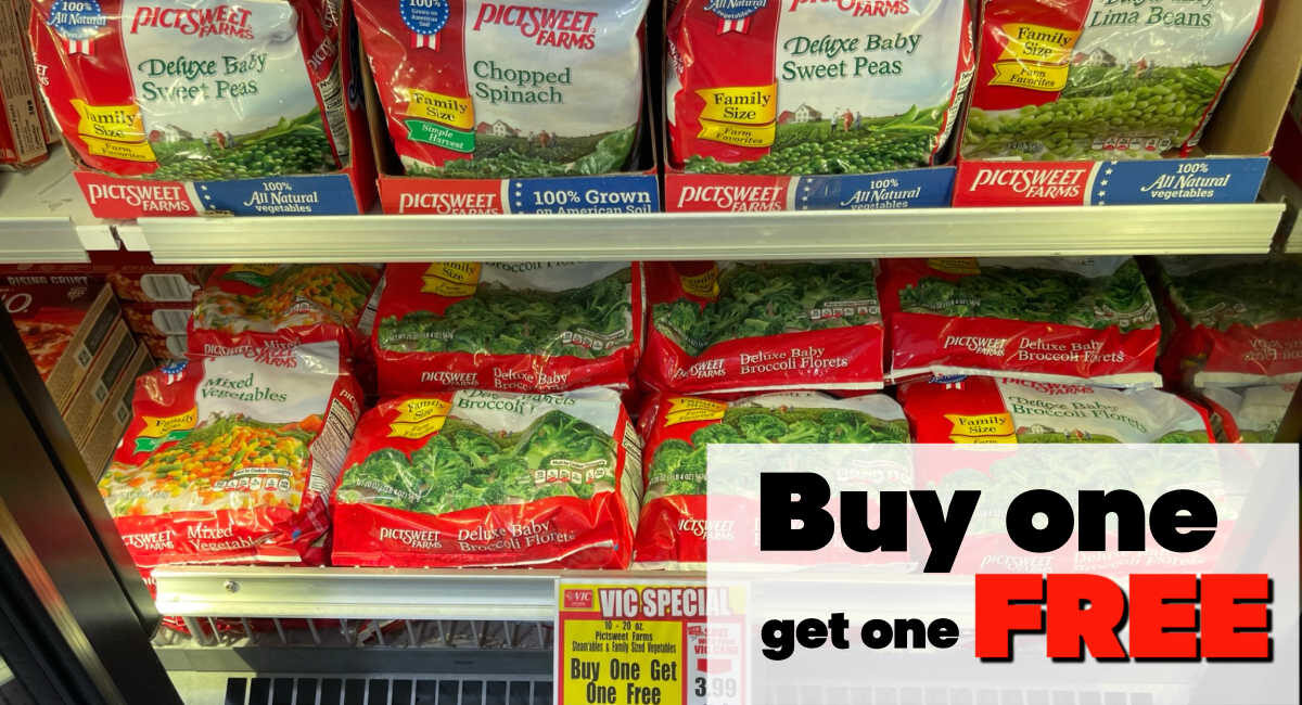 Pictsweet Vegetables Buy one get one FREE! The Harris Teeter Deals