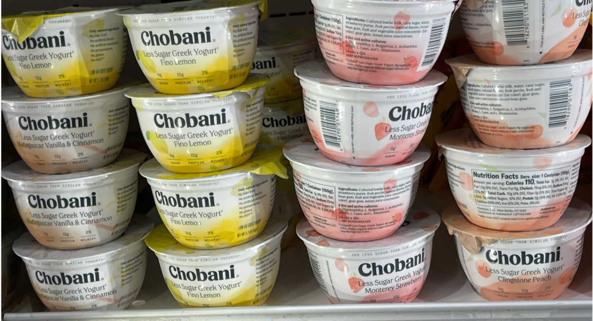 Chobani Yogurt 80¢ with coupon at Harris Teeter! The Harris Teeter Deals